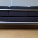 Bauhaus chrome and black daybed / sofa by Hynek Gottwald