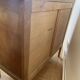 Natural wood chest of drawers