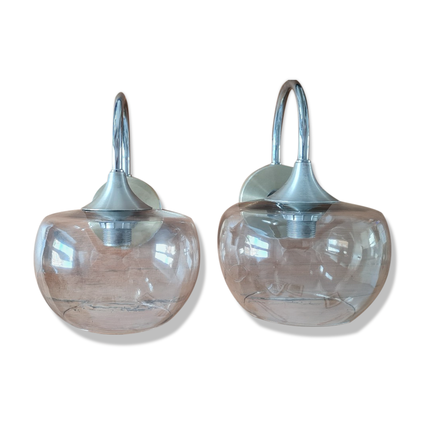 Pair of sciolari wall lights 1970