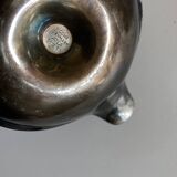 Pair of Atla Denmark Scandinavian candlesticks in silver metal