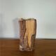 Vintage Vallauris Ceramic Vase Grandjean Jourdan Faux Wood
