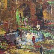 Huile sur toile peintre russe