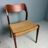 Set of 4 teak Niels O. Møller dining chairs - Model 71, Denmark