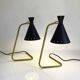 Pair of Italian “cocotte” lamps. 50s design