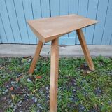 Antique wooden tripod stool