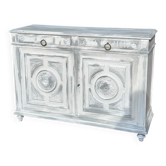 Low wooden sideboard