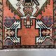 Small vintage turkish rug 96x51 cm, short runner, tribal, shabby, mini carpet