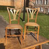 Pair of canning chairs.  new art
