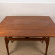 Danish teak table model "elevator" adjustable high and low, Kai Kristiansen, V.M.Mobler 1960