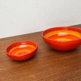 Set of 2 ceramic bowls by Baldelli, Italy.