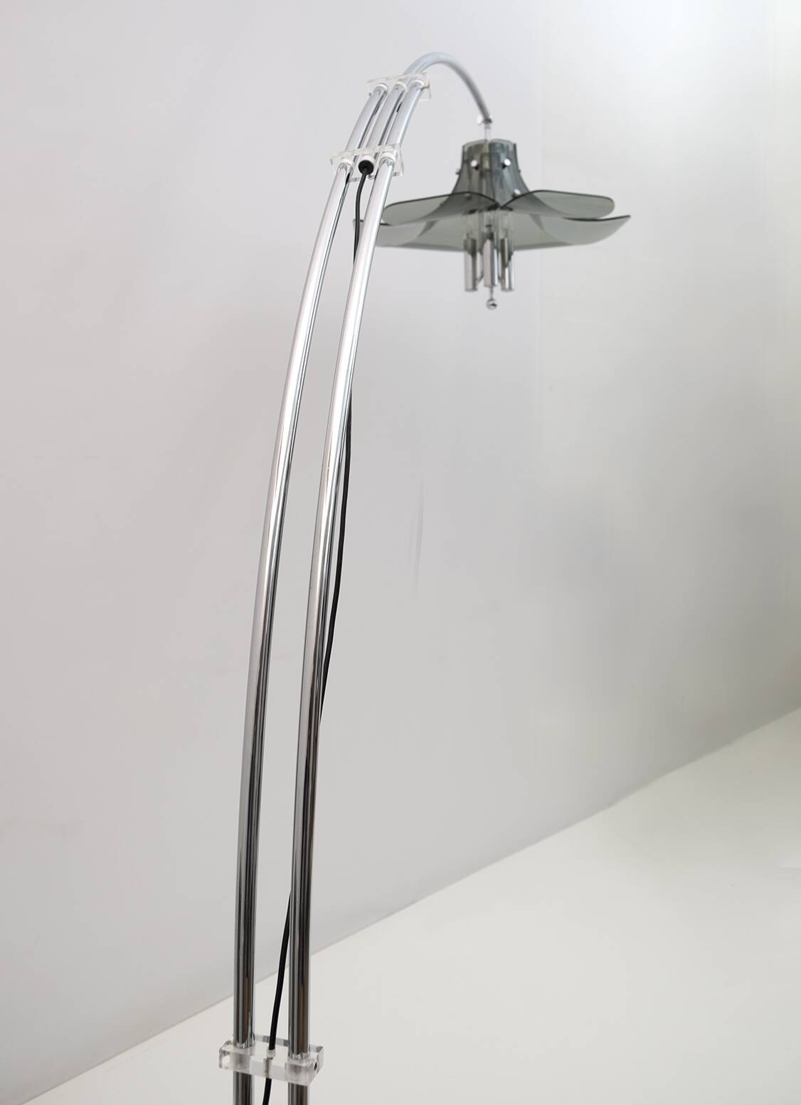 Fontana Arte Vintage Italian Arc Floor Lamp, 1970s