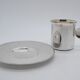 Christofle silver metal mug