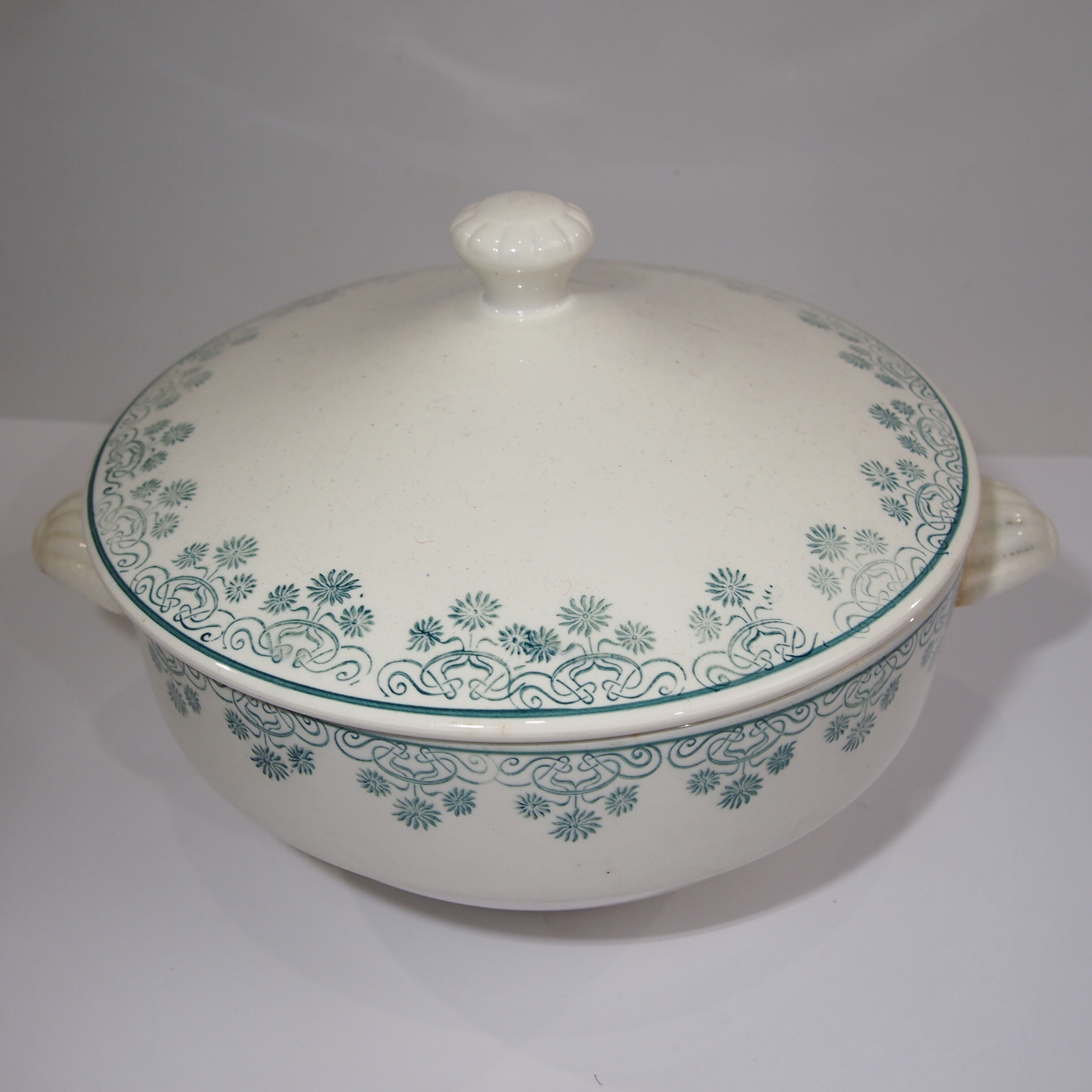 Soupière Digoin France vintage Sarreguemines