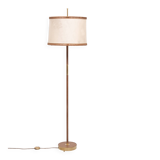 Floor lamp Charlotte Wawer parchment Shade Brass details 1950s Germany