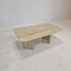 Italian travertine coffee table