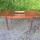 Scandinavian table vintage teak butterfly extension