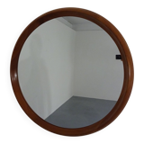 Large teak mirror by Bernhard Pedersen for Viby J. Møbelfabrik, Denmark, 1960s.