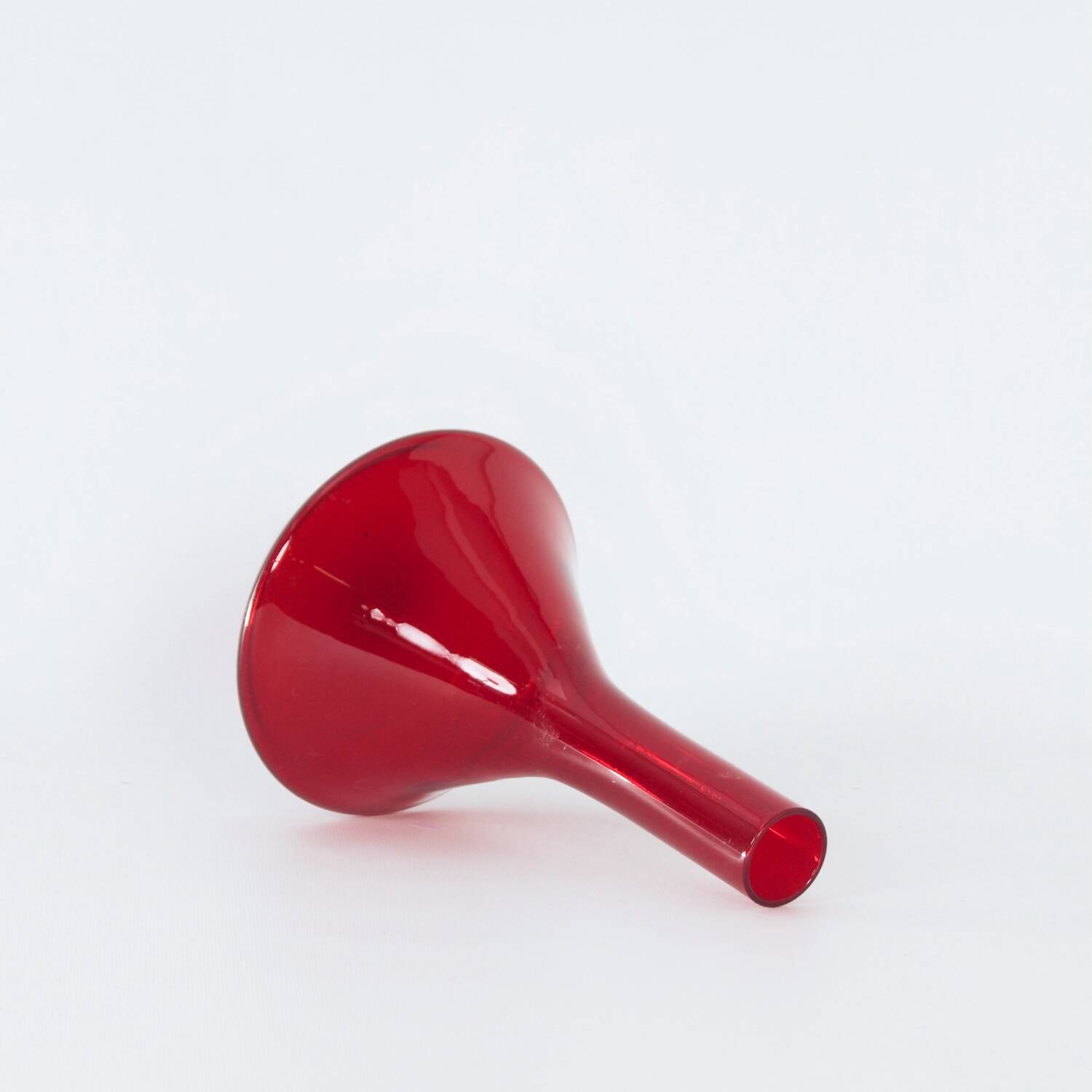 Red Vase from the Industrial Series by A.D. Copier for Glasfabriek Leerdam, 1960s | Largest Version