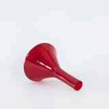 Red Vase from the Industrial Series by A.D. Copier for Glasfabriek Leerdam, 1960s | Largest Version