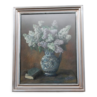 Peinture "Lilas dans un vase"