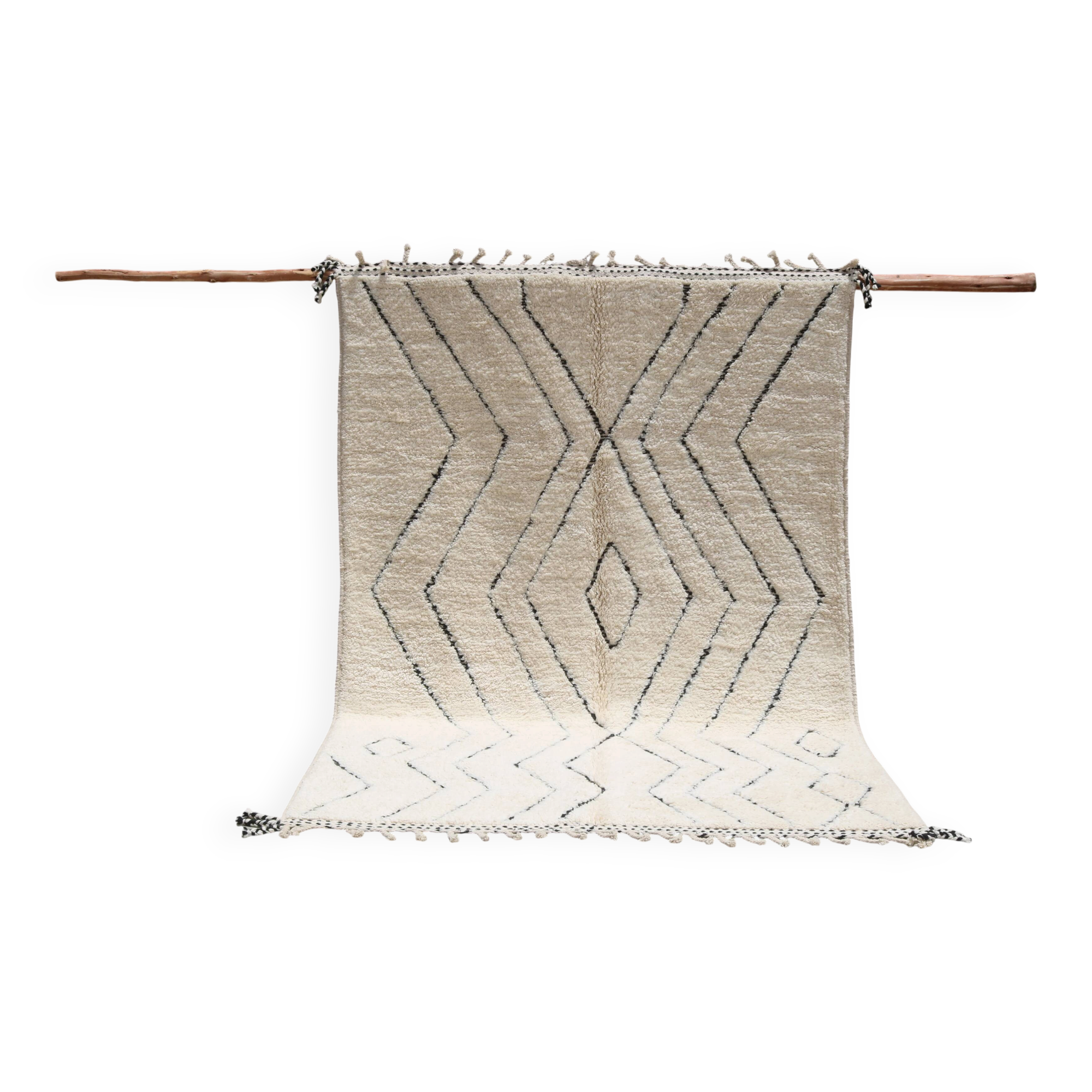 Grand tapis Beni Ouarain, 300 x 200 cm - G1029