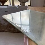 Very stung old bevelled mirror 39x60cm