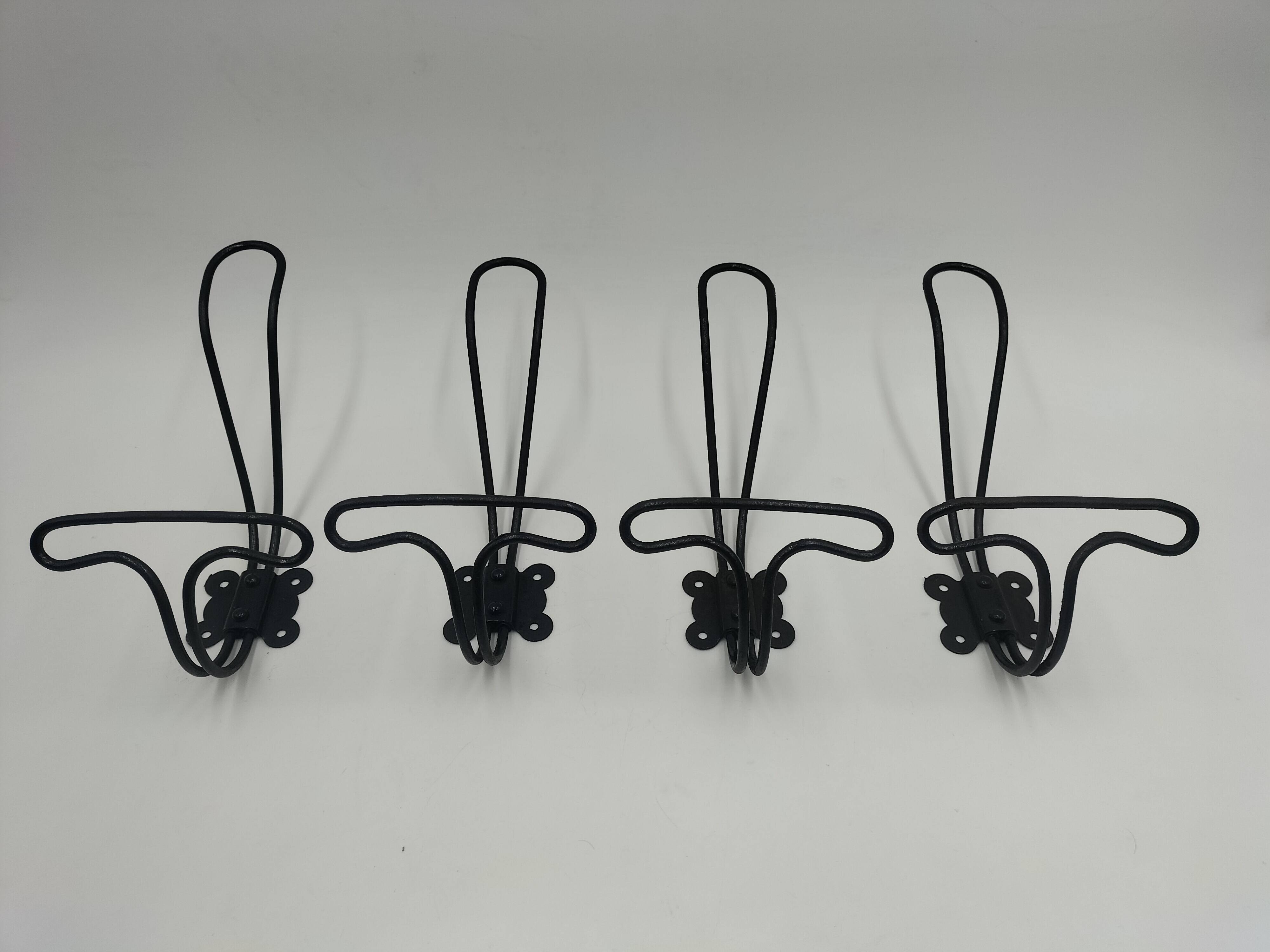 Set of 4 coat hooks