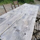 tAble vintage wooden farmhouse 2m, X feet