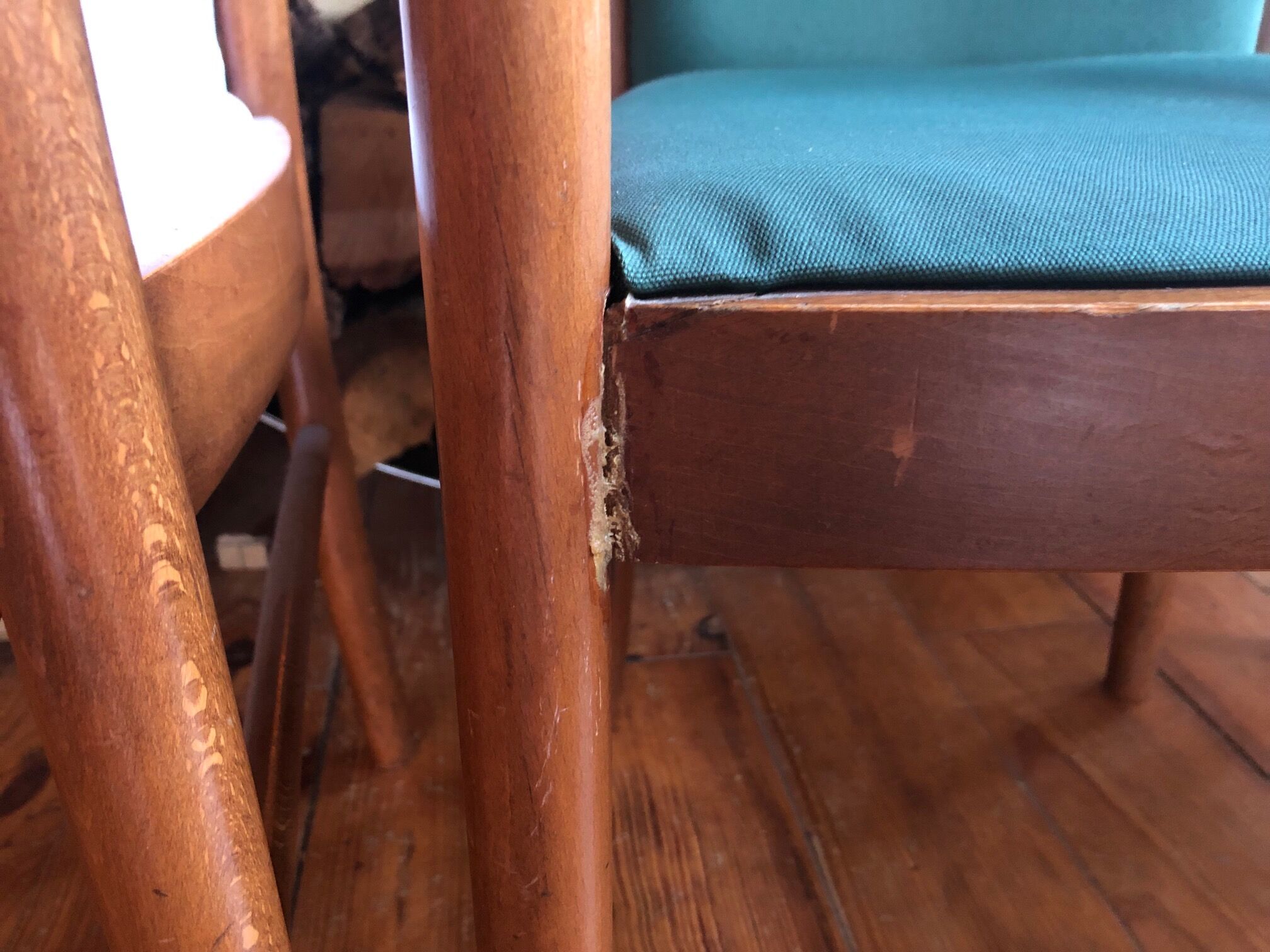 Bridge Art Deco armchairs