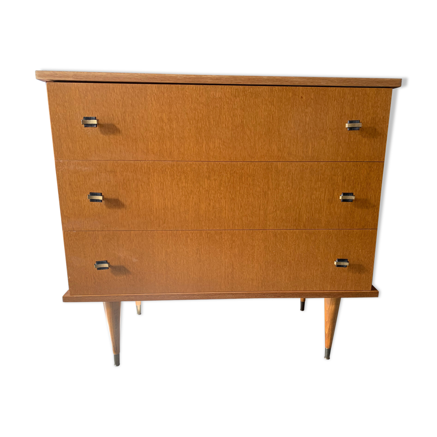 Vintage dresser with tapered feet