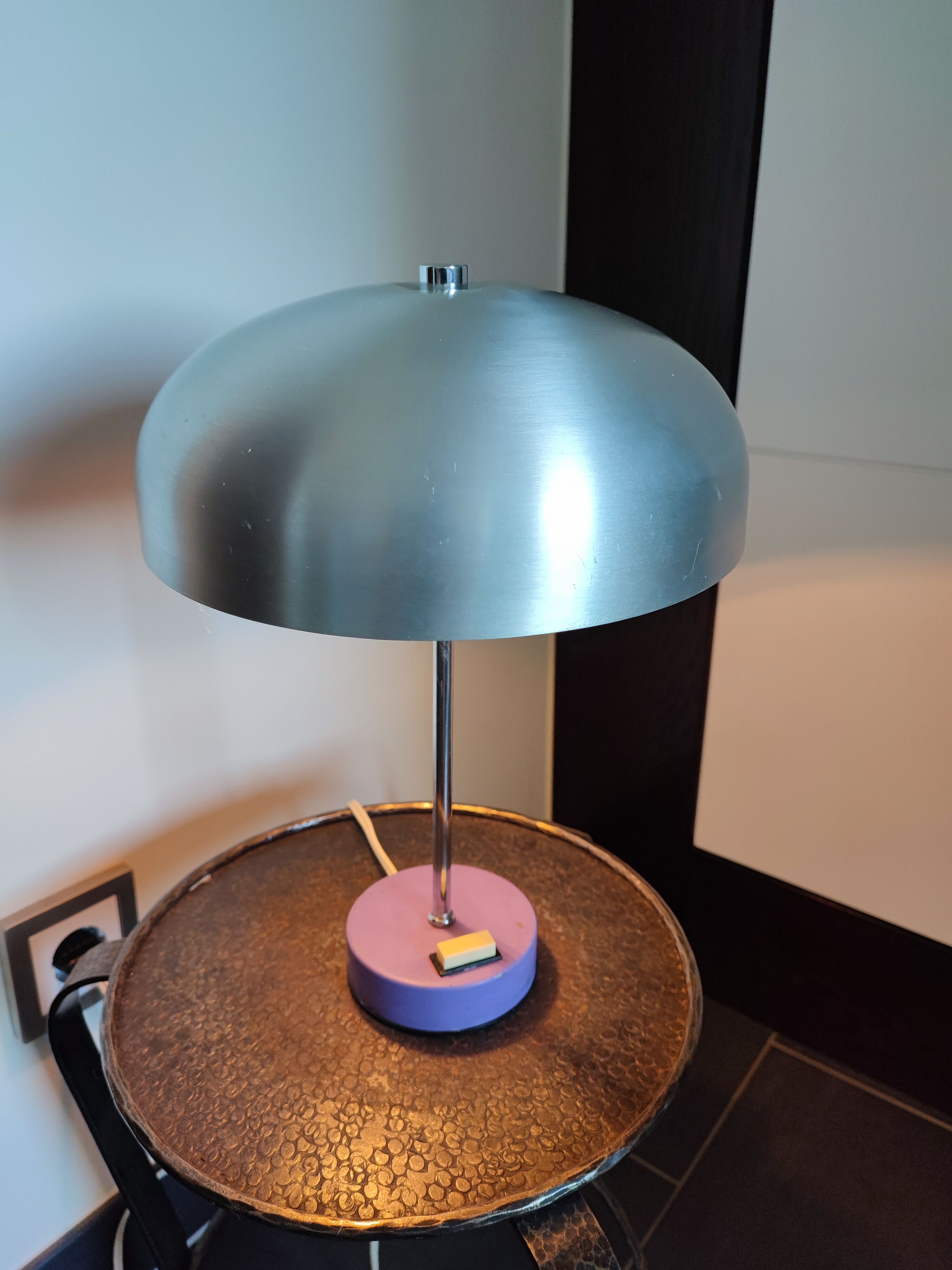 Lampe champignon en aluminium