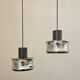 Pair of Midcentury Pendants in style of Jo Hammerborg, Denmark, 1970s