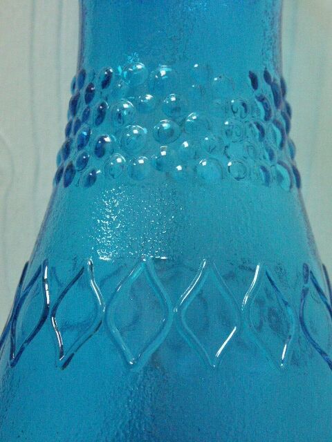 Vintage glass vase from the 70s