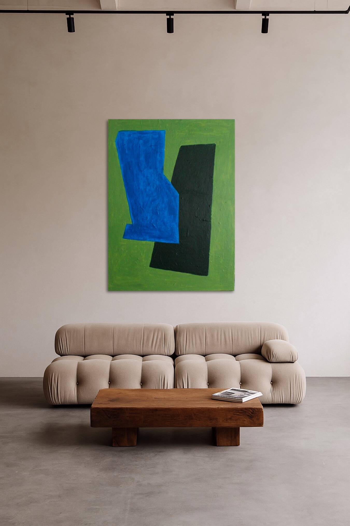 Toile tendue "echoes of balance" signée Bodasca