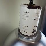 Rare industrial suspension Osram HQL – large aluminium reflector 53