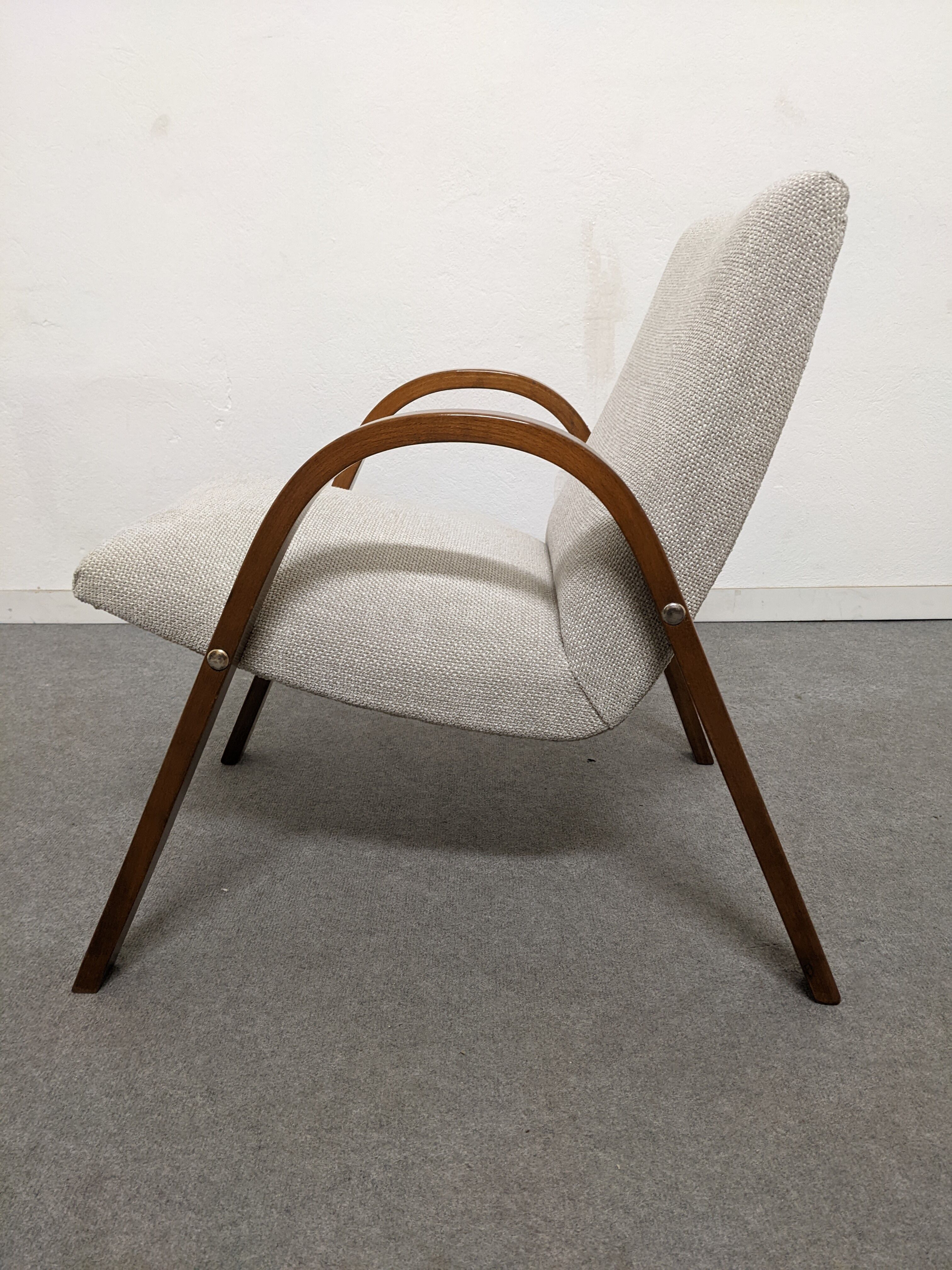 Pair of Bow Wood armchairs from the 50s/60s by Steiner