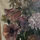Huile sur toile Bouquet de fleurs A  Landelle