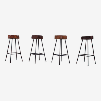 Tabourets de bar modernistes rustiques