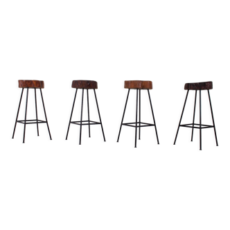 Rustic modernist bar stools