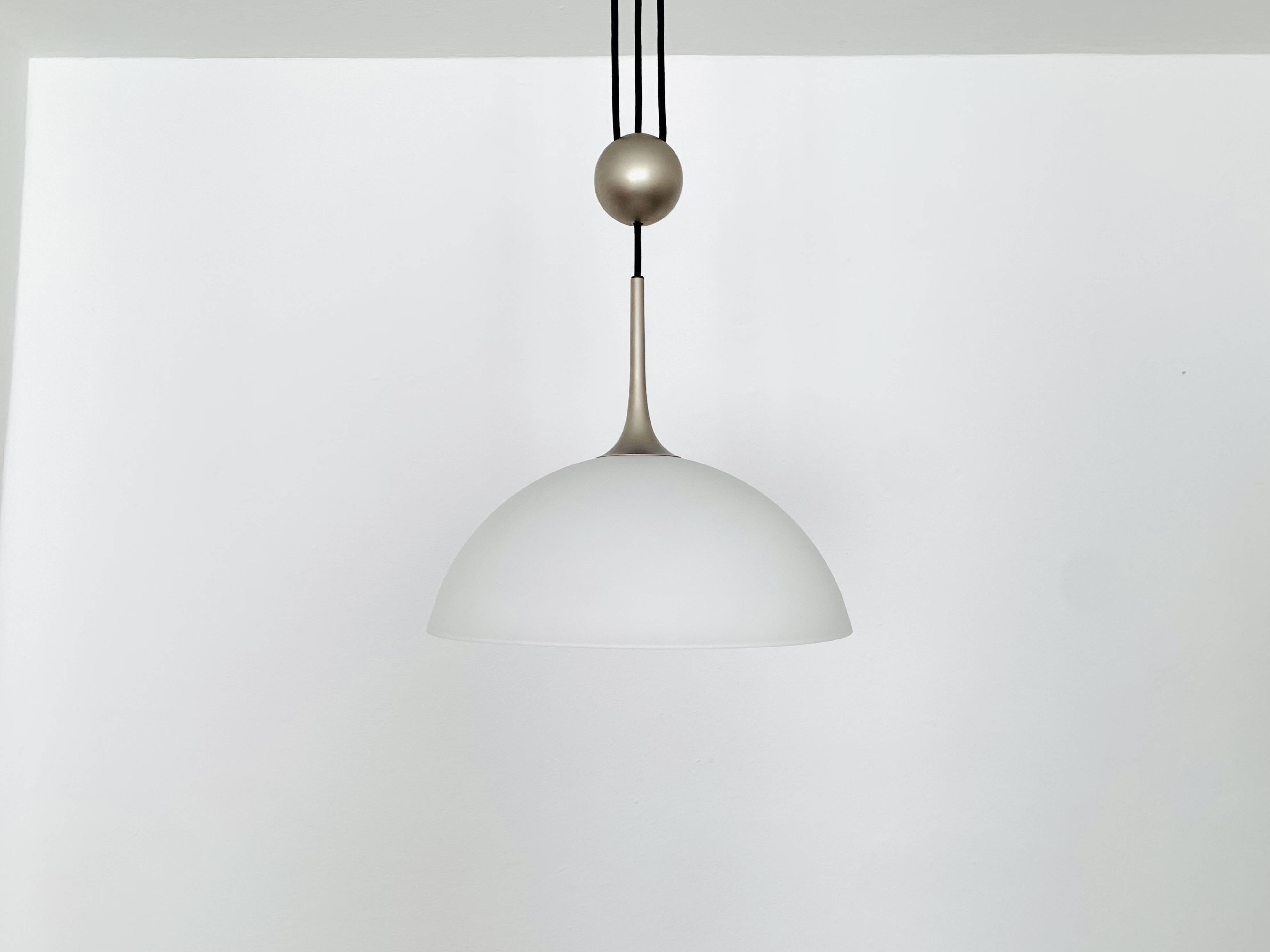 Opaline Posa 36 Pendant Lamp with Counterweight by Florian Schulz