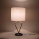 Vintage Arlus lamp in cast iron and brass