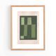 Duo of abstract collages on old paper signed Eawy B250-B255