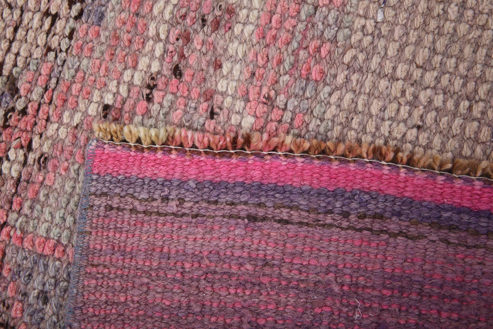 3x10 Soft Pastel Pink Vintage Runner Rug, 87x300Cm