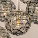 Grand cascading chandelier design with Murano glass by Doria, Germany, 1970s.
