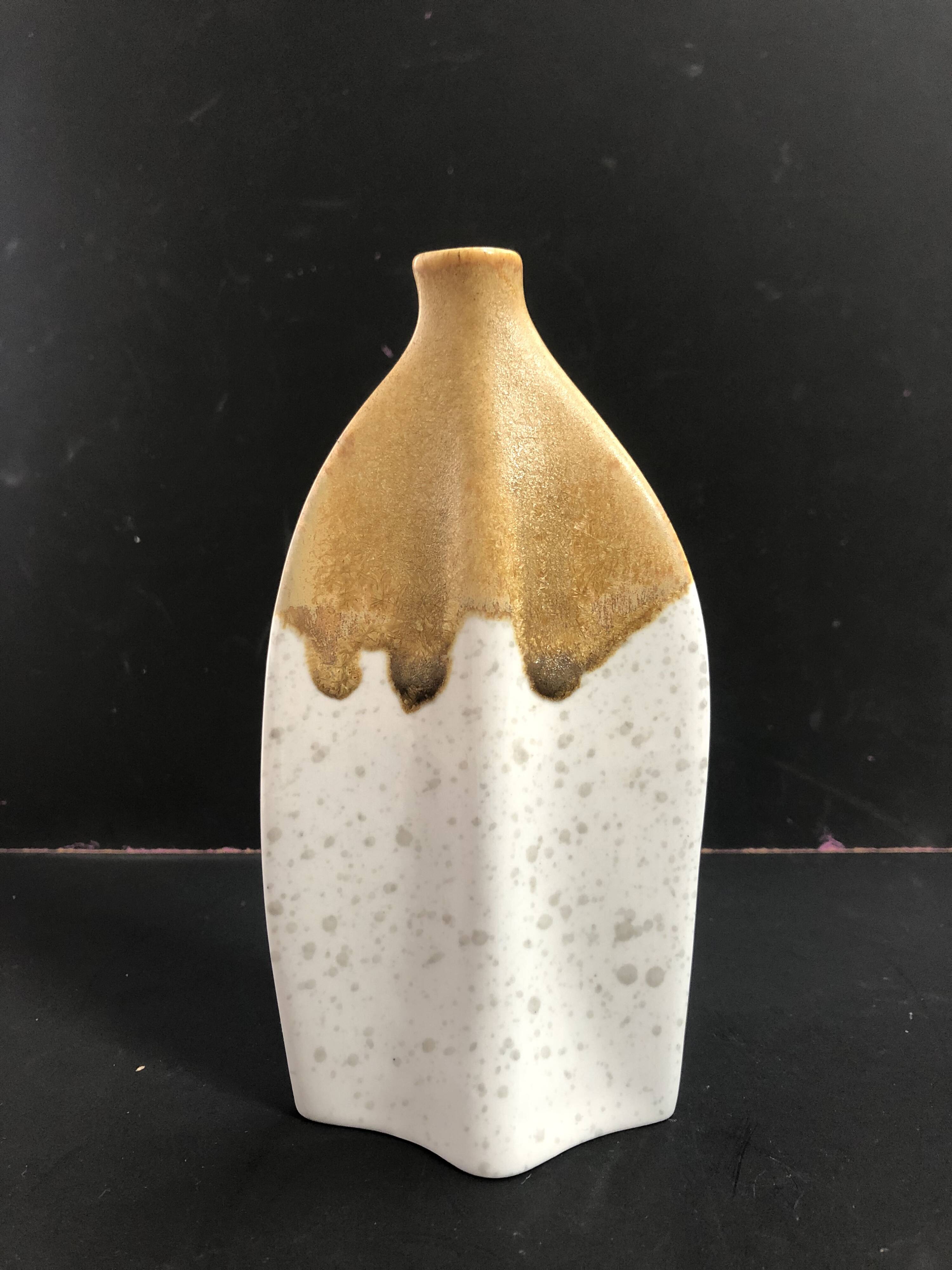 Modern sgrafo vase by Peter Müller, Germany