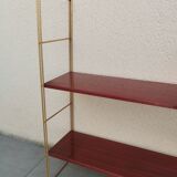 Vintage metal string shelves