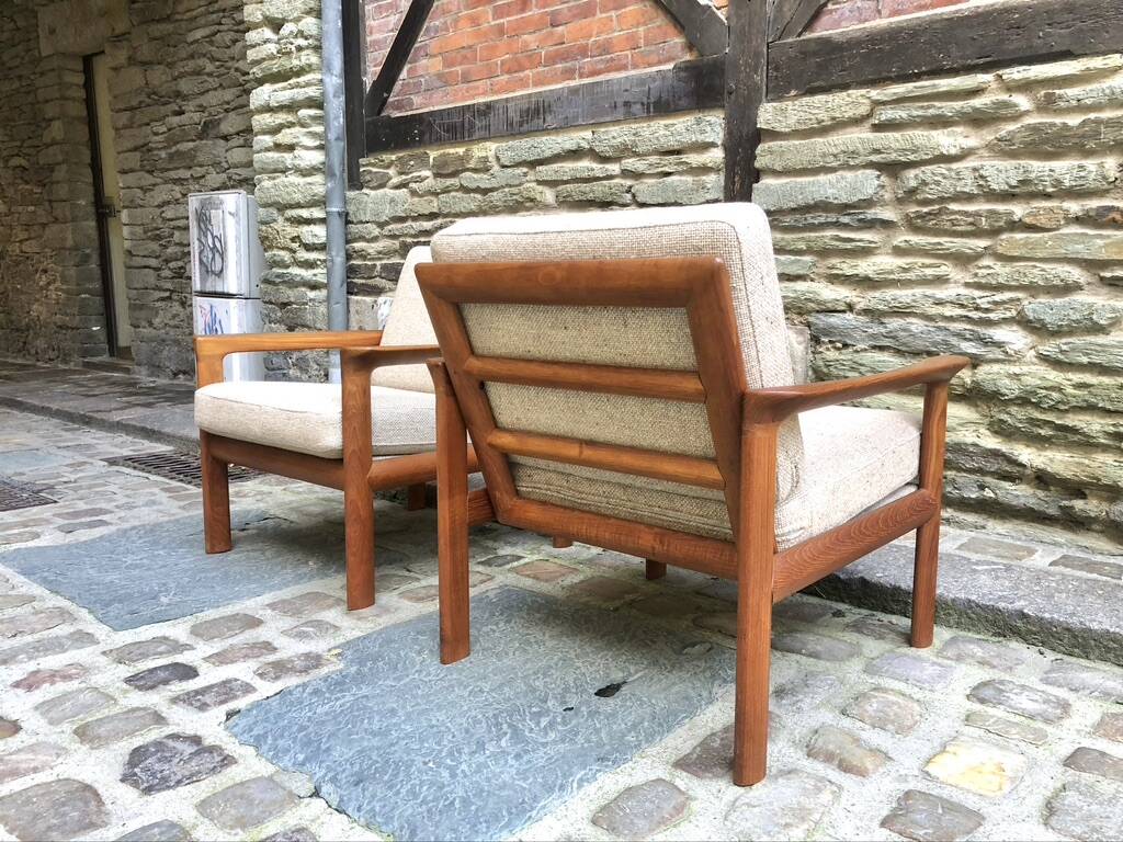 Pair of Danish armchairs 1970