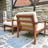 Pair of Danish armchairs 1970