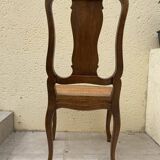 Chairs canned carved backrest