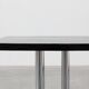 Art Deco pedestal table with black lacquered base, France 1920s